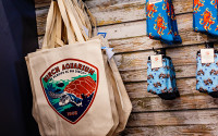 A selection of Birch Aquarium themed merchandise